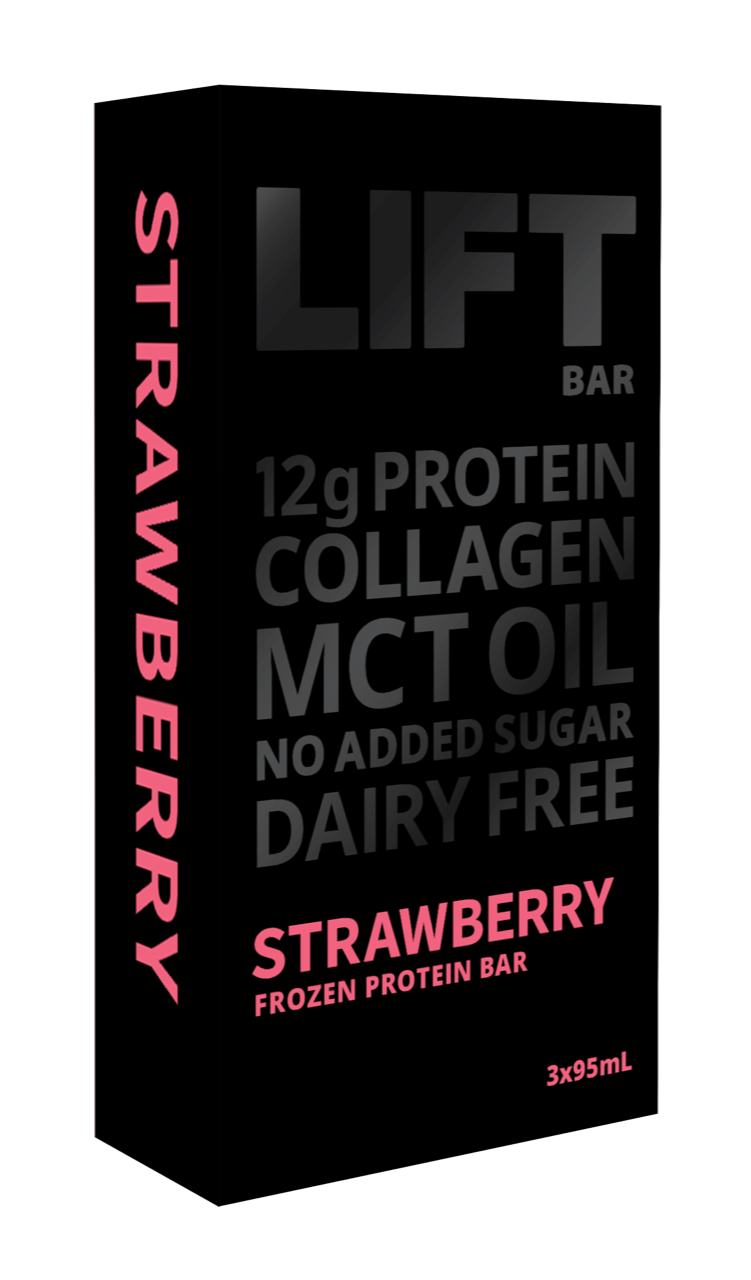 Frozen Strawberry Protein Bar