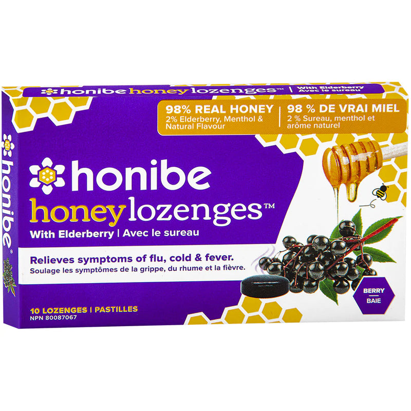 Honey Lozeenges with Elderberry