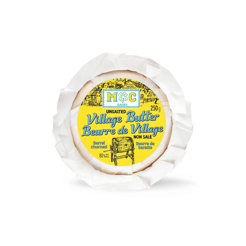 Org Barrel Churned Unsalted Village Butter