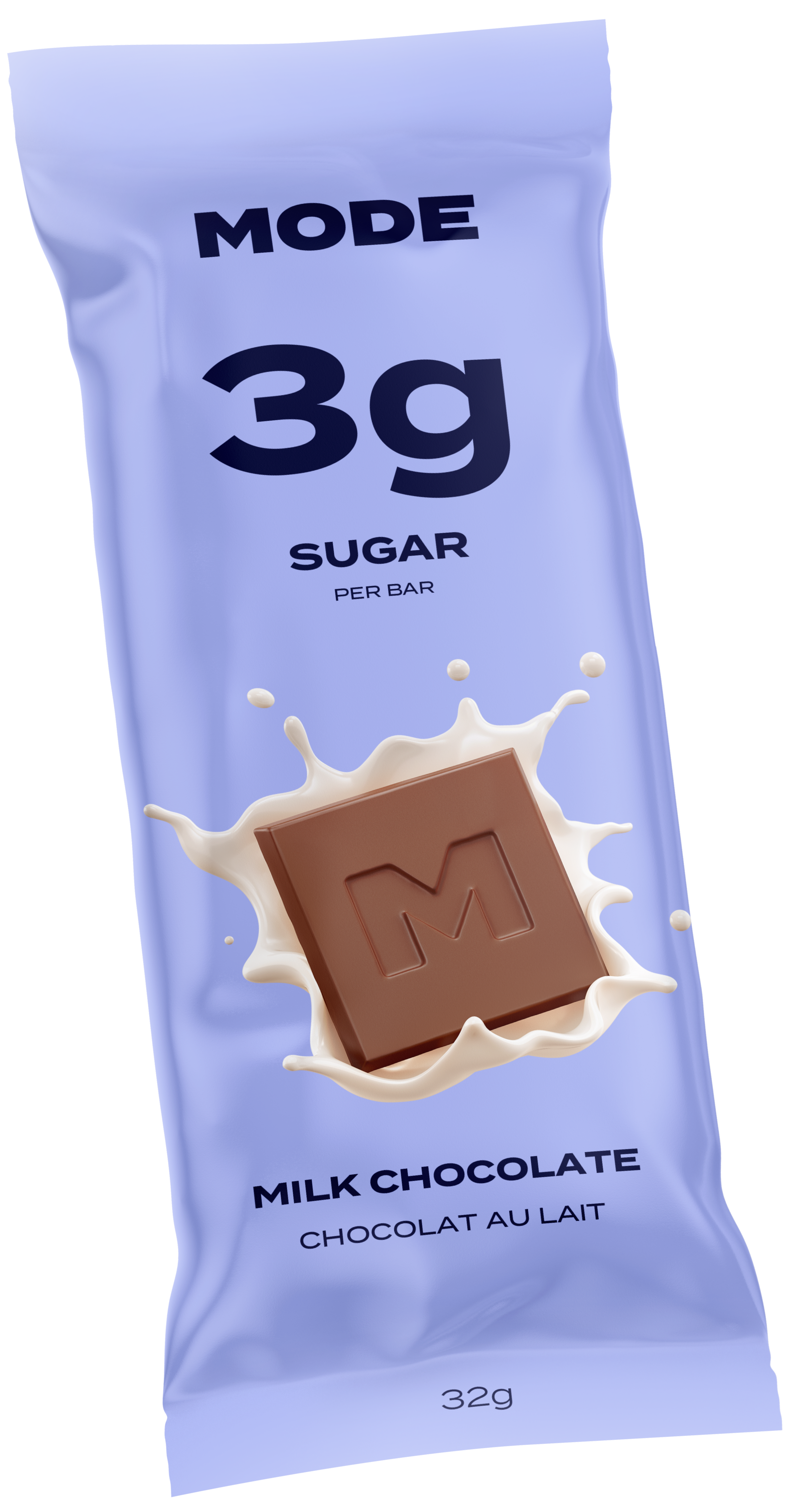 MODE Low Sugar Milk Chocolate Bar