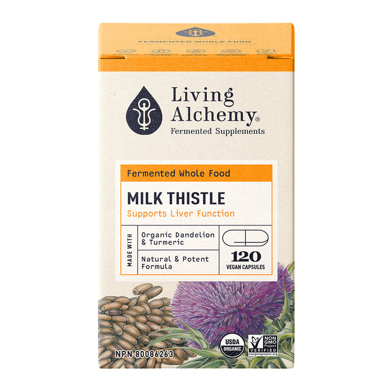 Fermented Whole Food Milk Thistle Supports Liver Function