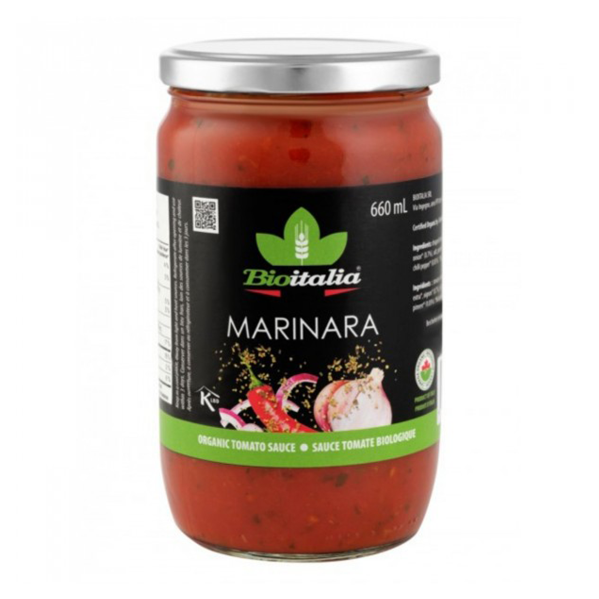 Bioitalia Organic Marinara Tomato Sauce