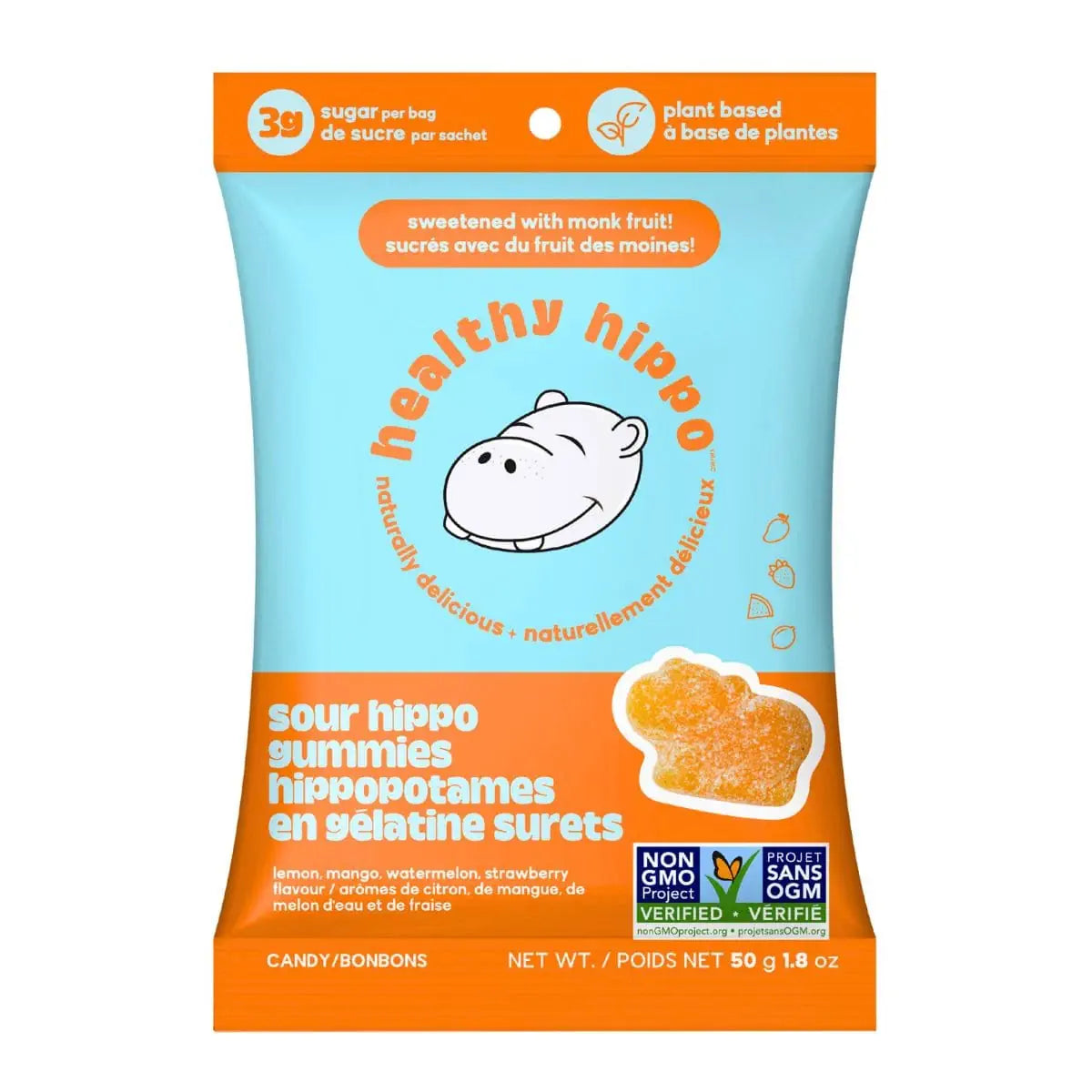 Vegan Sour Hippo Gummies