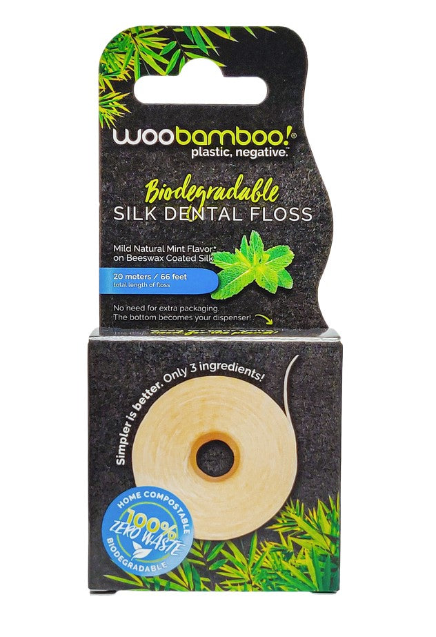 Biodegradable Silk Dental Floss