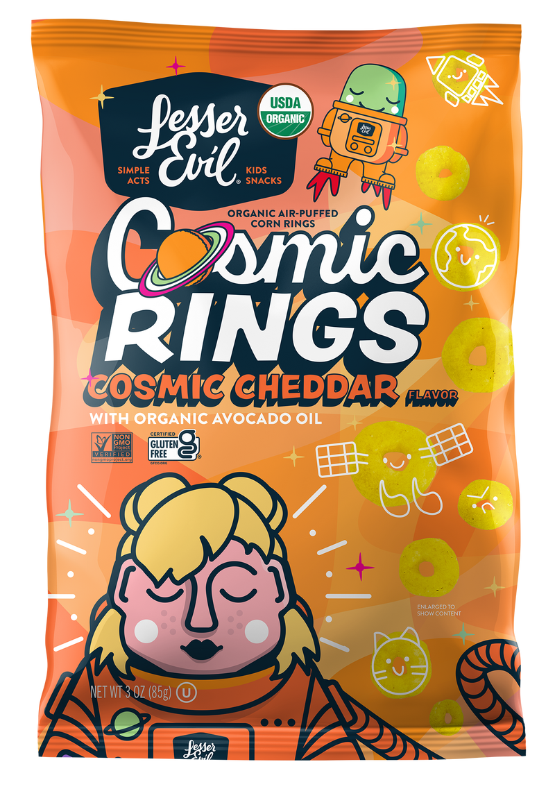 Organic Cosmic Cheddar Cosmic Rings