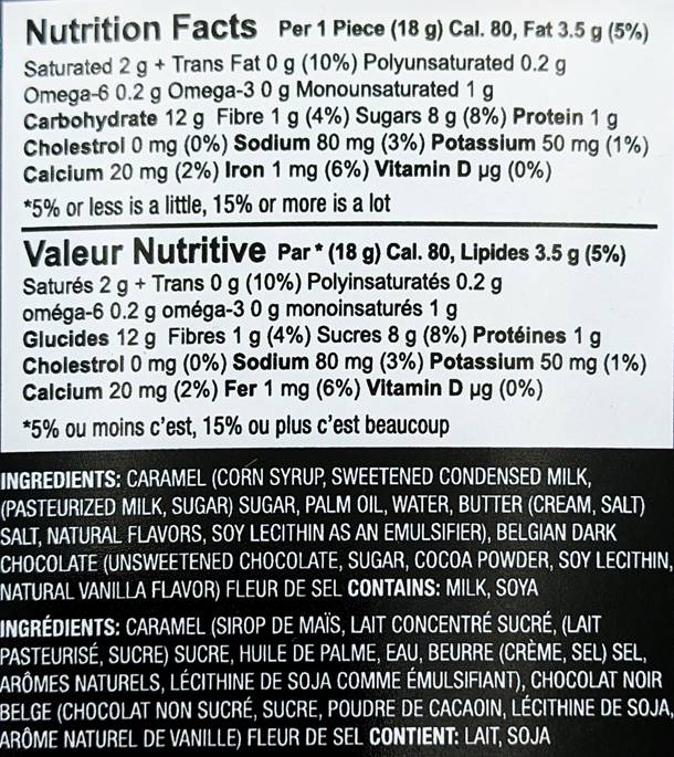 Fraktals Sea Salt Dark Chocolate Caramels