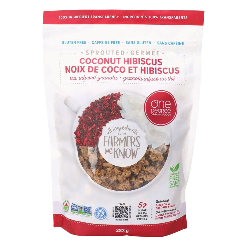 Sprouted Coconut Hibiscus Tea-Infused Granola