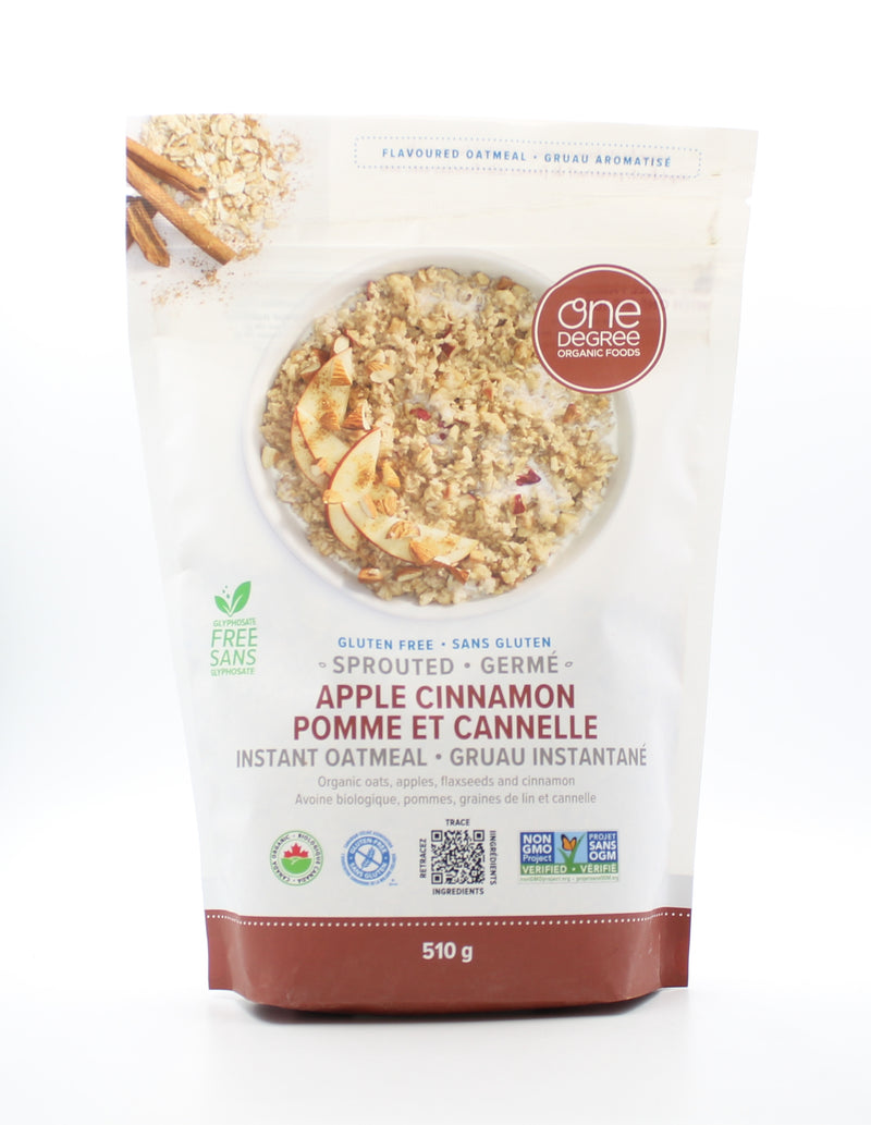 Sprouted Apple Cinnamon Instant Oatmeal