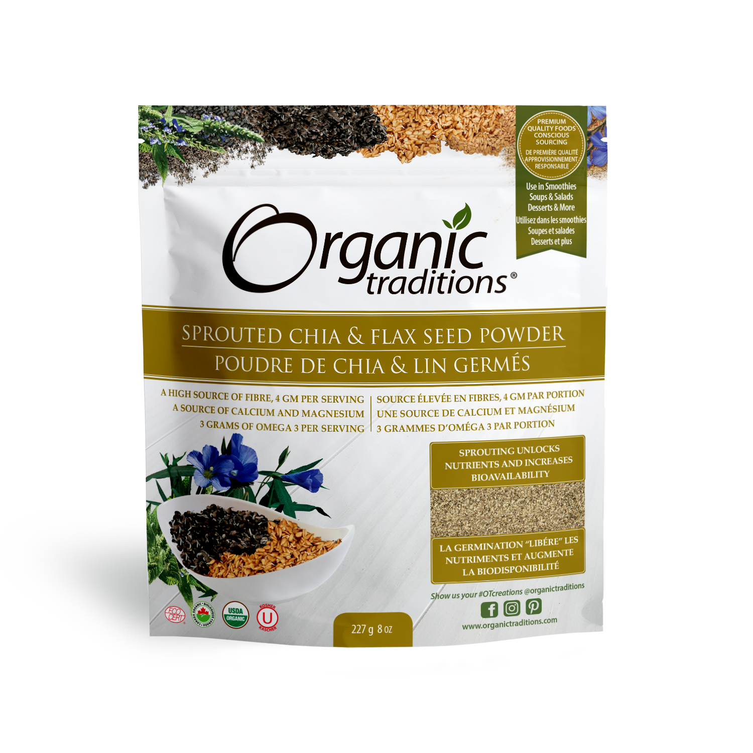 Organic Sprouted Chia/Flax