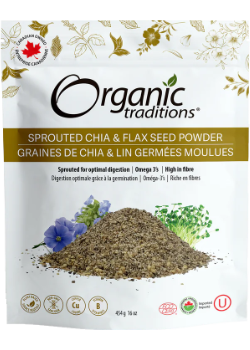 Organic Sprouted Chia & Flax Seed Powder