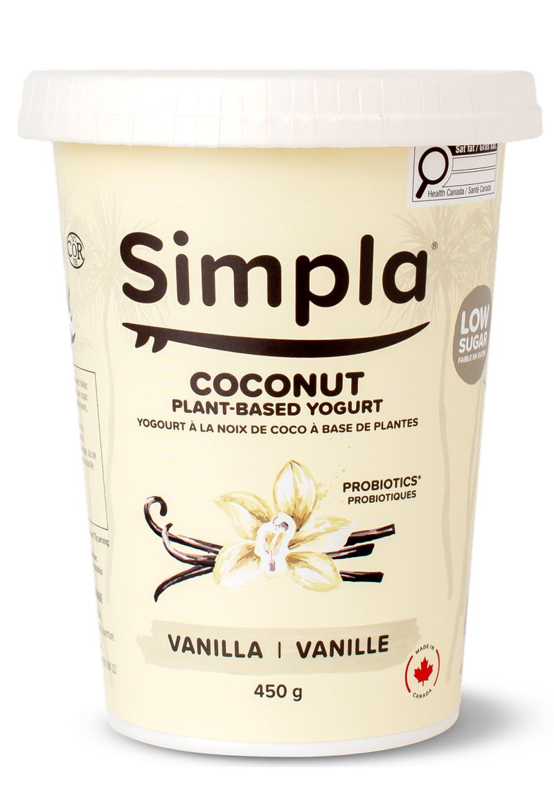 Simpla Vegan Vanilla Coconut Yogurt