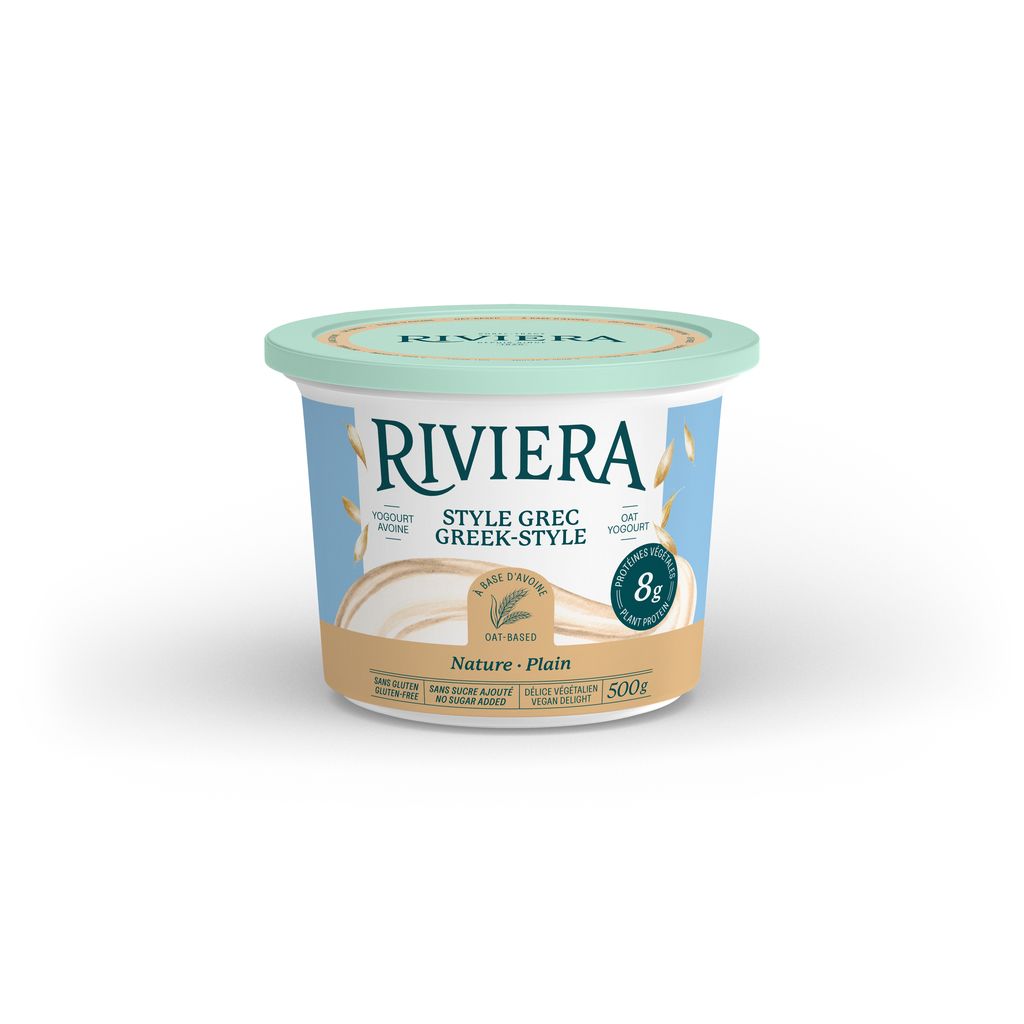 Riviera Plain Oat Based Greek Style Yogurt