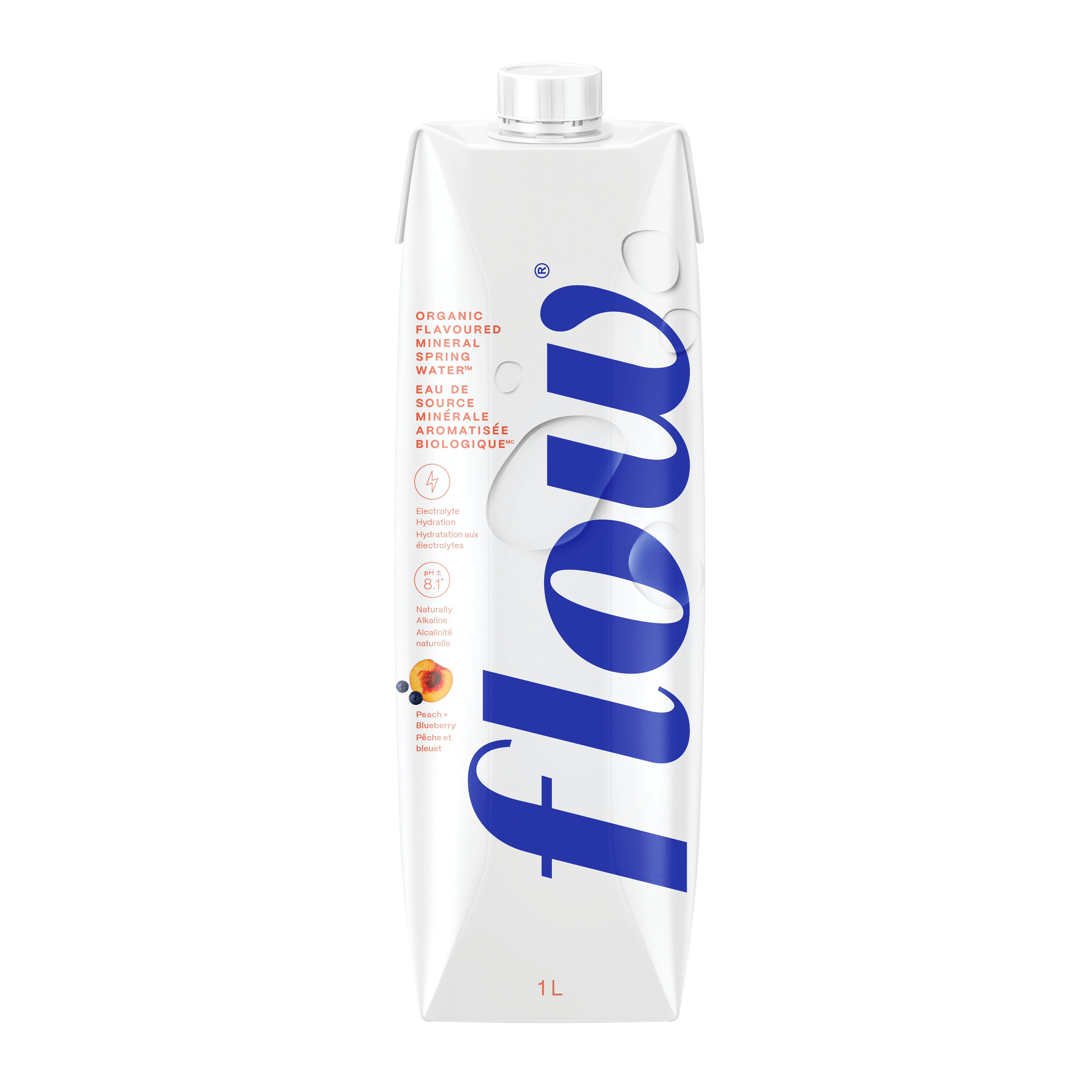 Peach + Blueberry Alkaline Spring Water