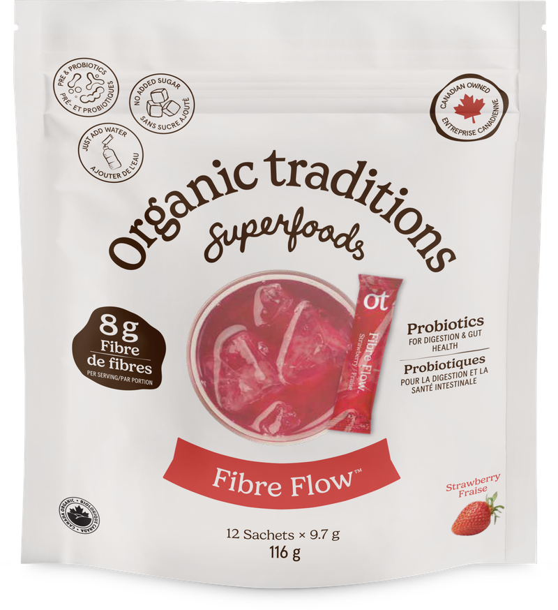 Organic Traditions Strawberry Fibre Flow Pack