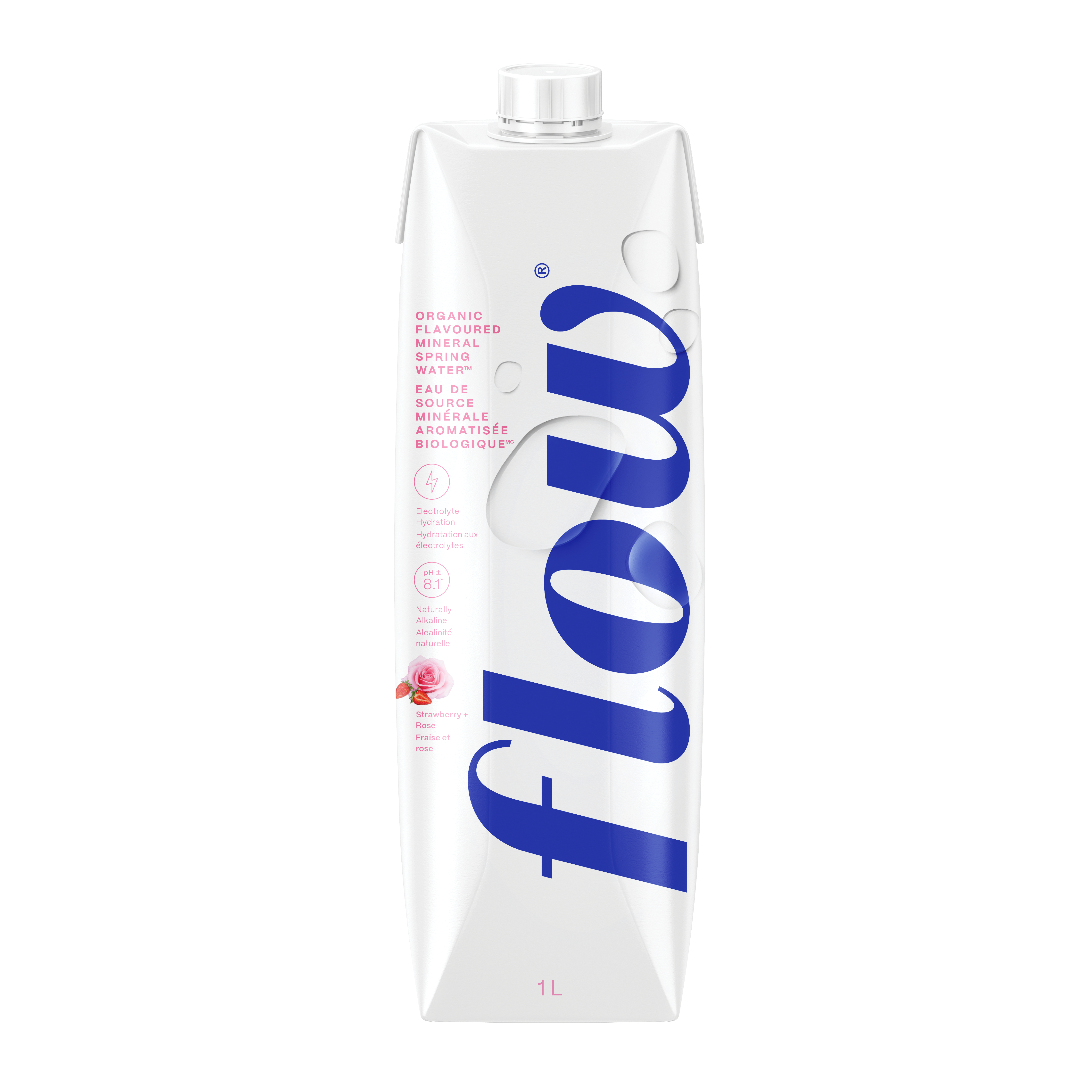 Strawberry + Rose Alkaline Spring Water