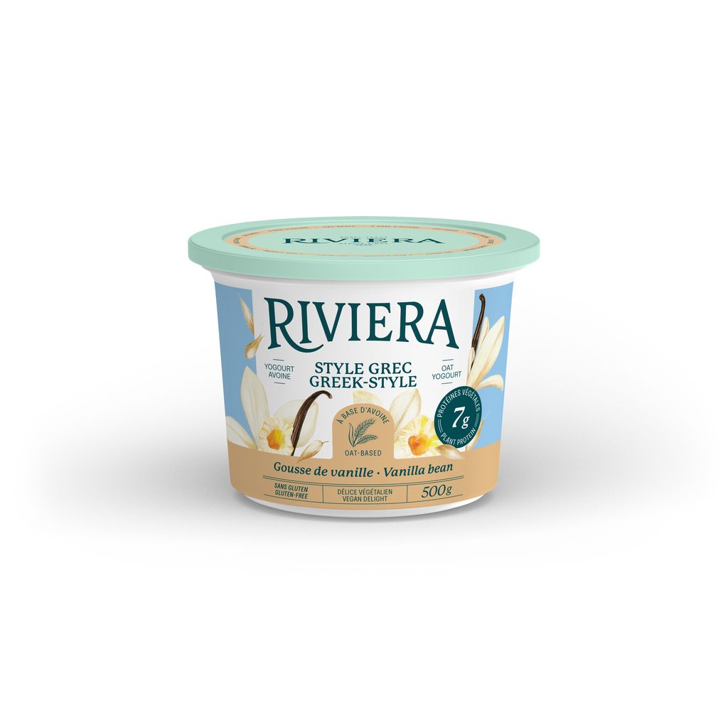 Riviera Vanilla Oat Based Greek Style Yogurt