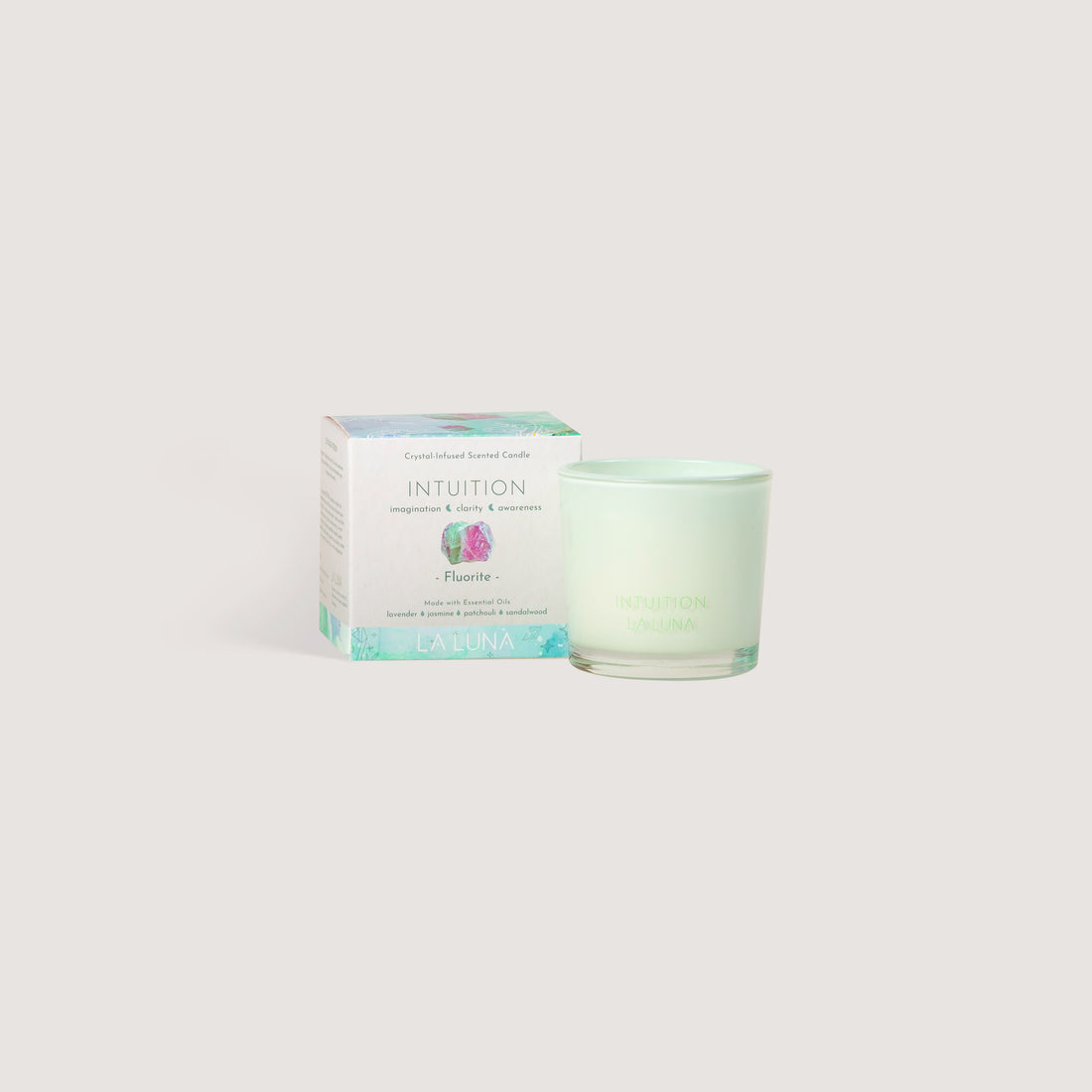 La Luna Intuition Flourite Candle