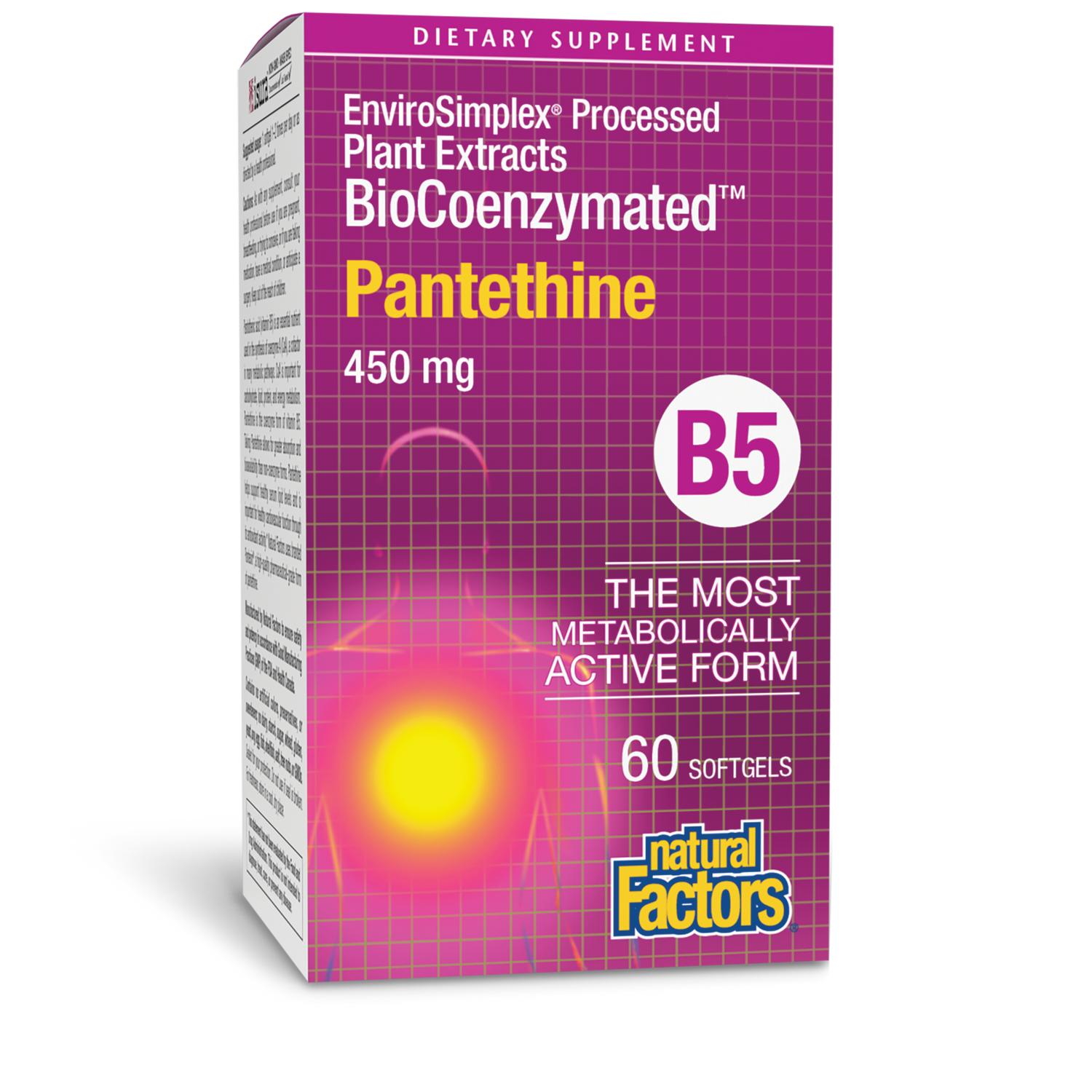 Biocoenzymated Pantethine