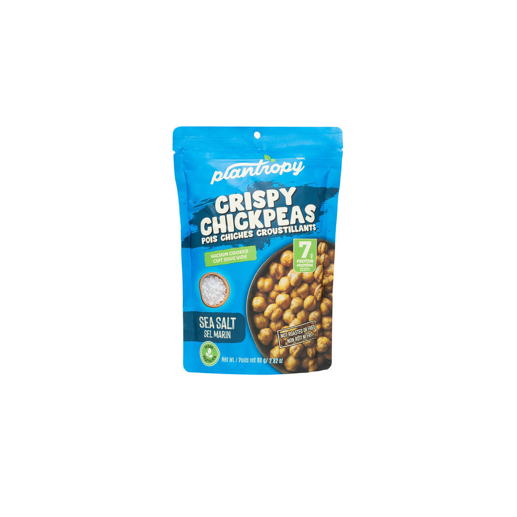 Sea Salt Vacuum Cooked Crispy Chickpeas