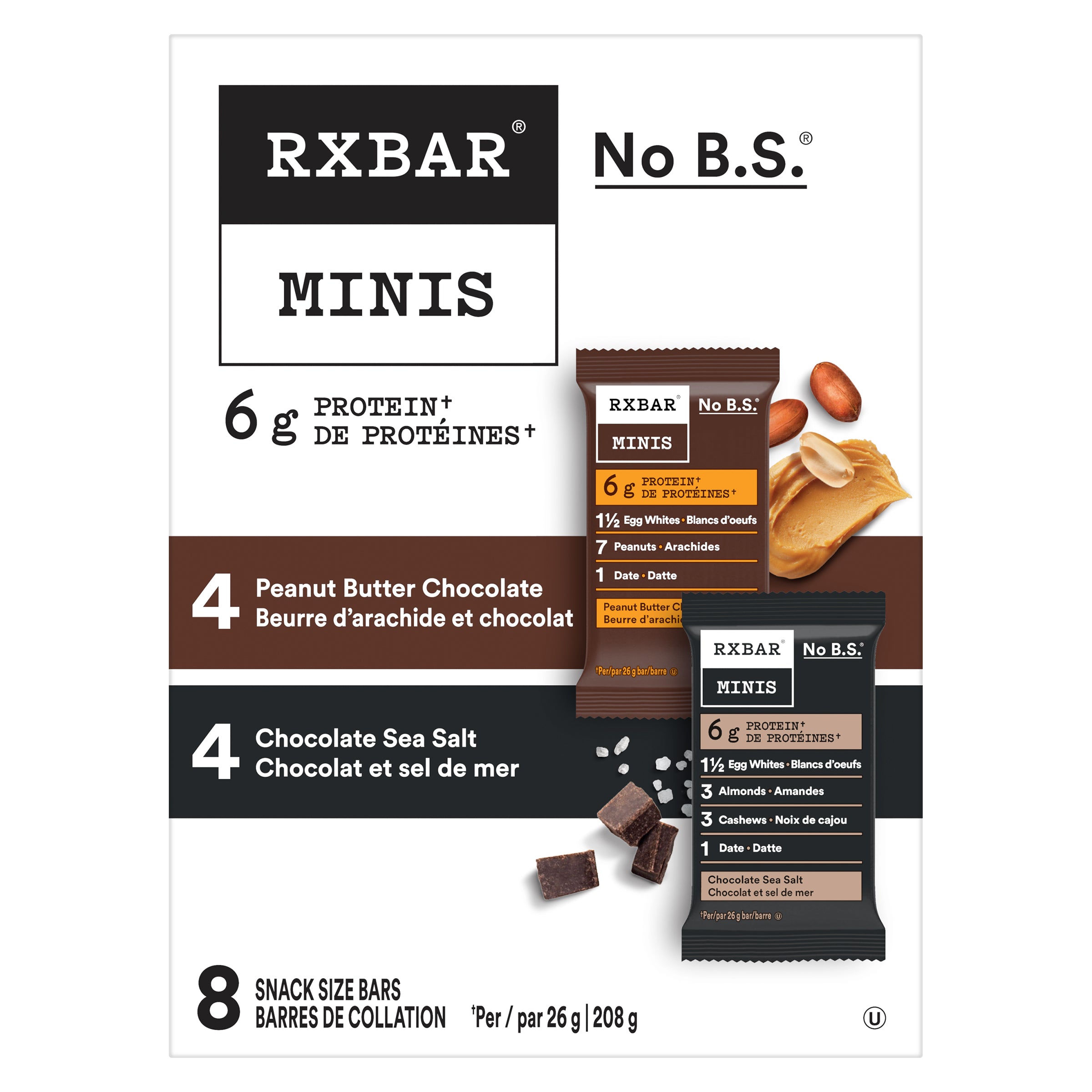 Rx Bar Minis Chocolate Sea Salt & Peanut Butter Chocolate