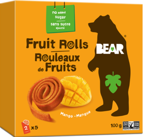Bear Mango Fruit Rolls