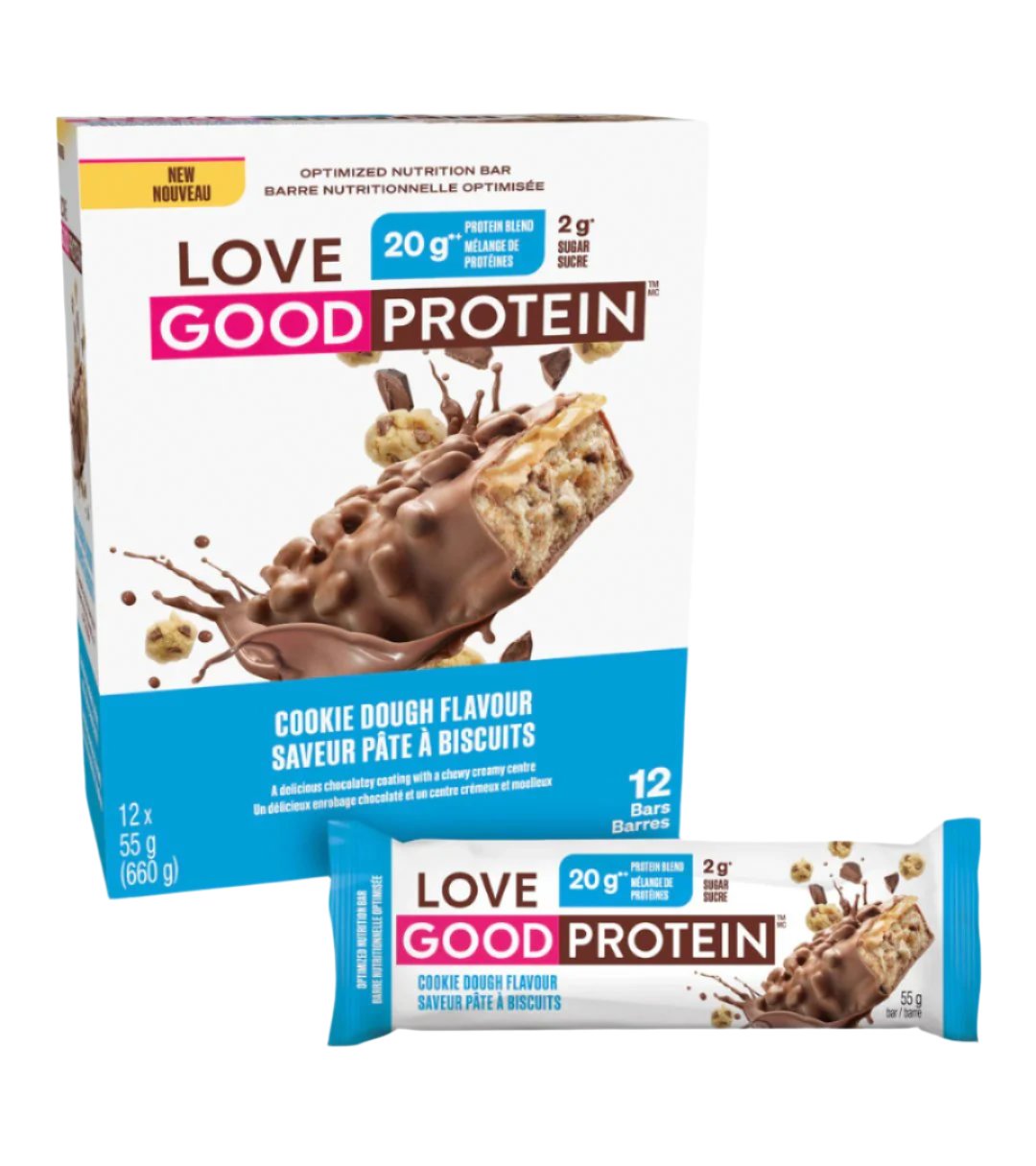 Love Good Foods Cookie Dough Protein Bar Case