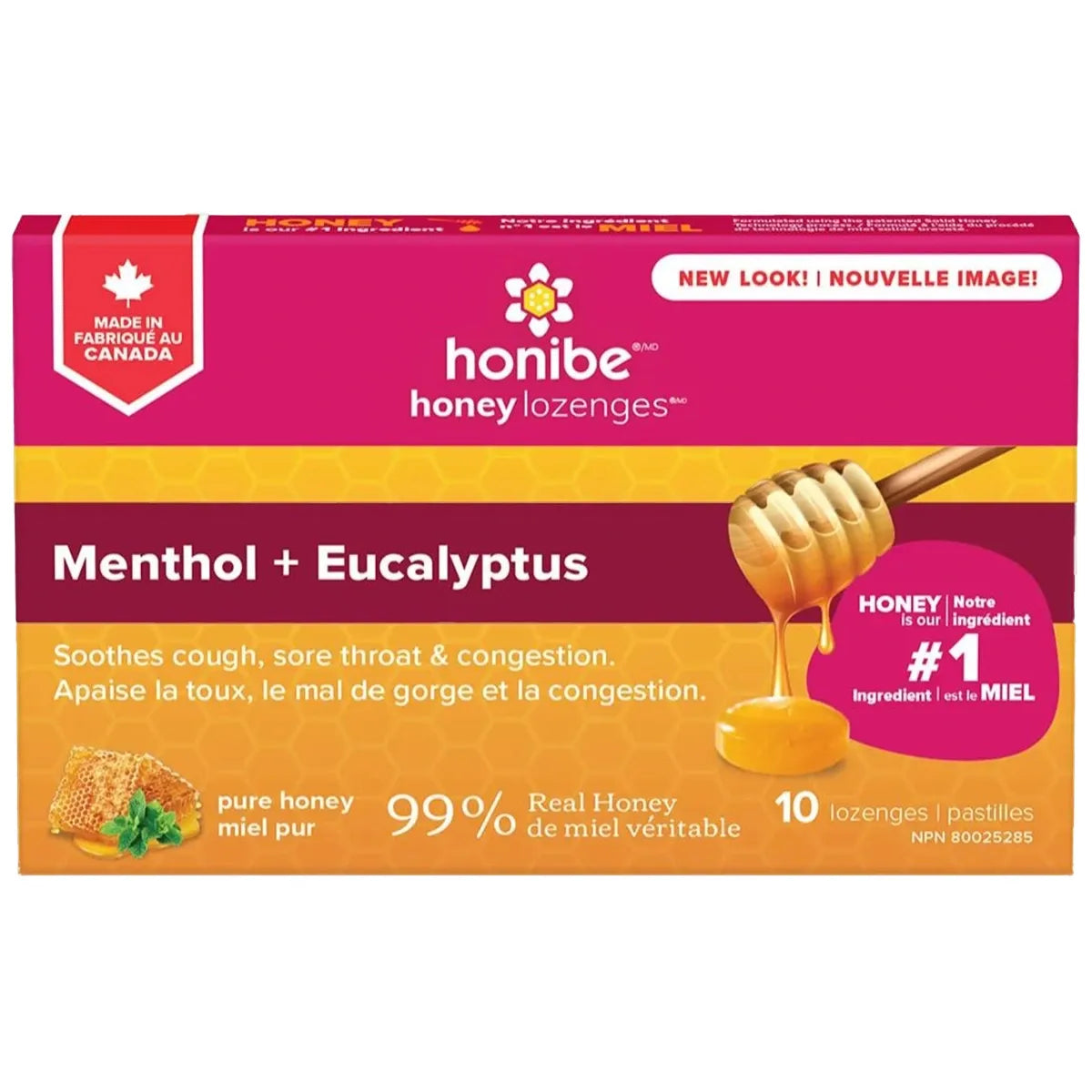Honibe Honey Lozenges With Eucalyptus