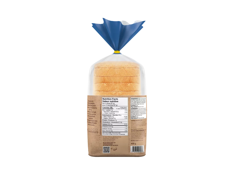 Gluten-Free White Artisan Baker Bread