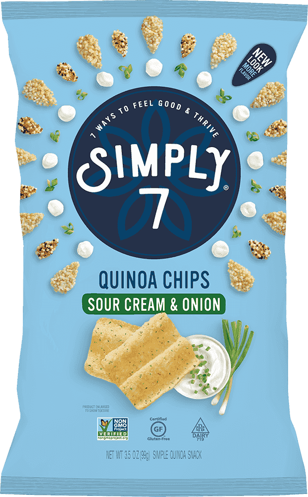 Sour Cream & Onion Quinoa Chip