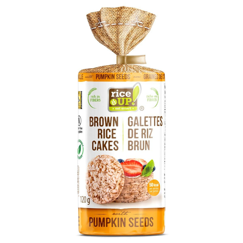 Pumpkin Seed Brown Rice Cakes