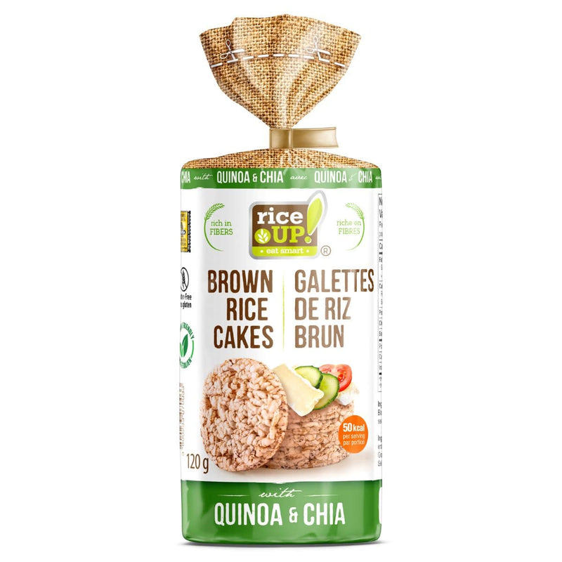 Quinoa & Chia Brown Rice Cakes