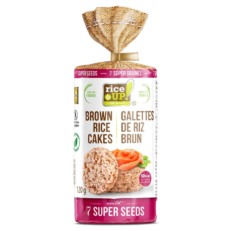 7 Super Seeds Brown Rice Cakes