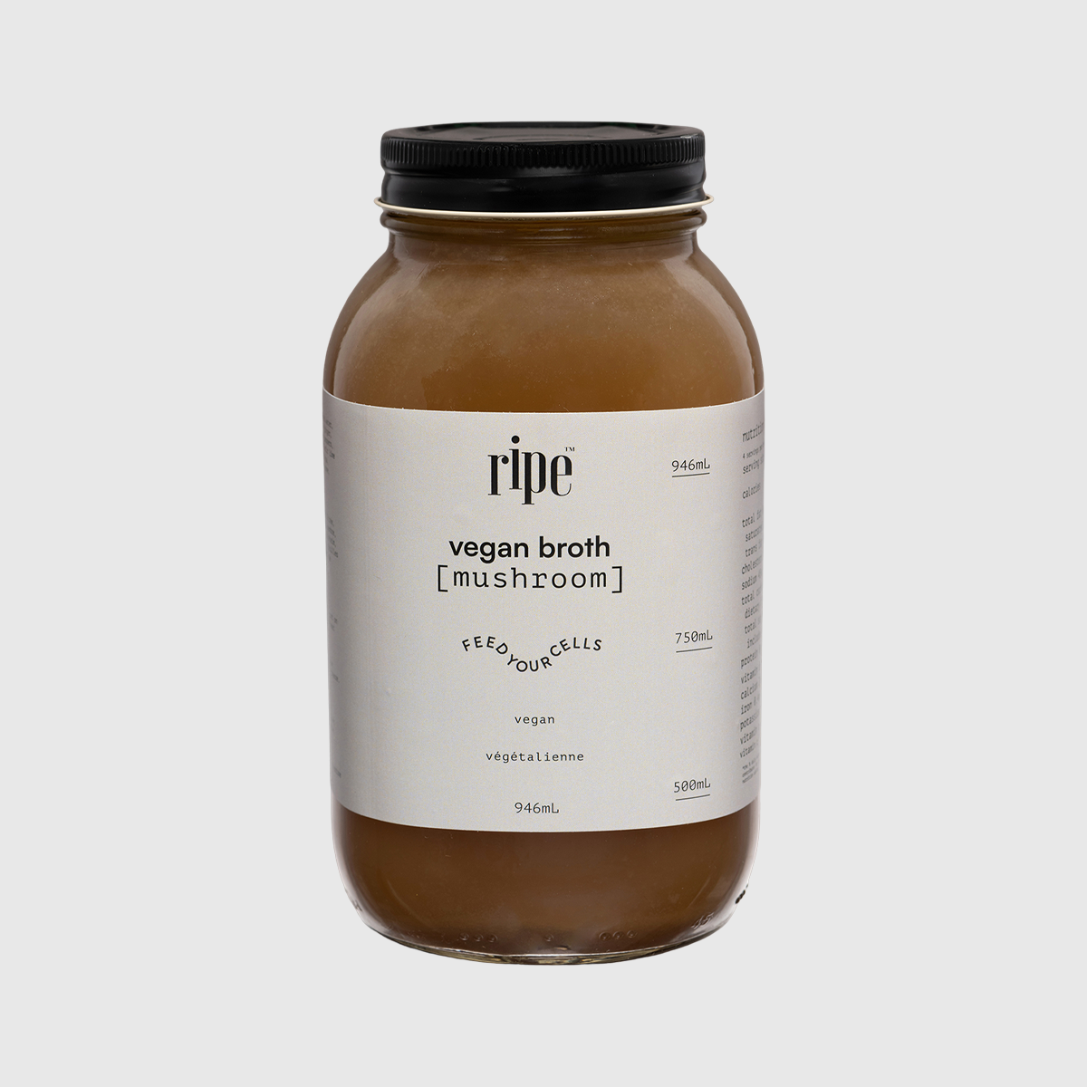 Ripe Vegan Mushroom Broth