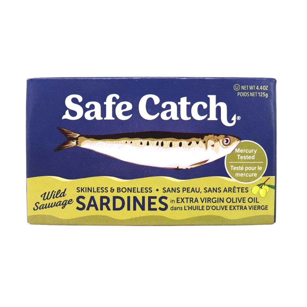 Wild Sardines Skinless & Boneless in Extra Virgin Olive Oil