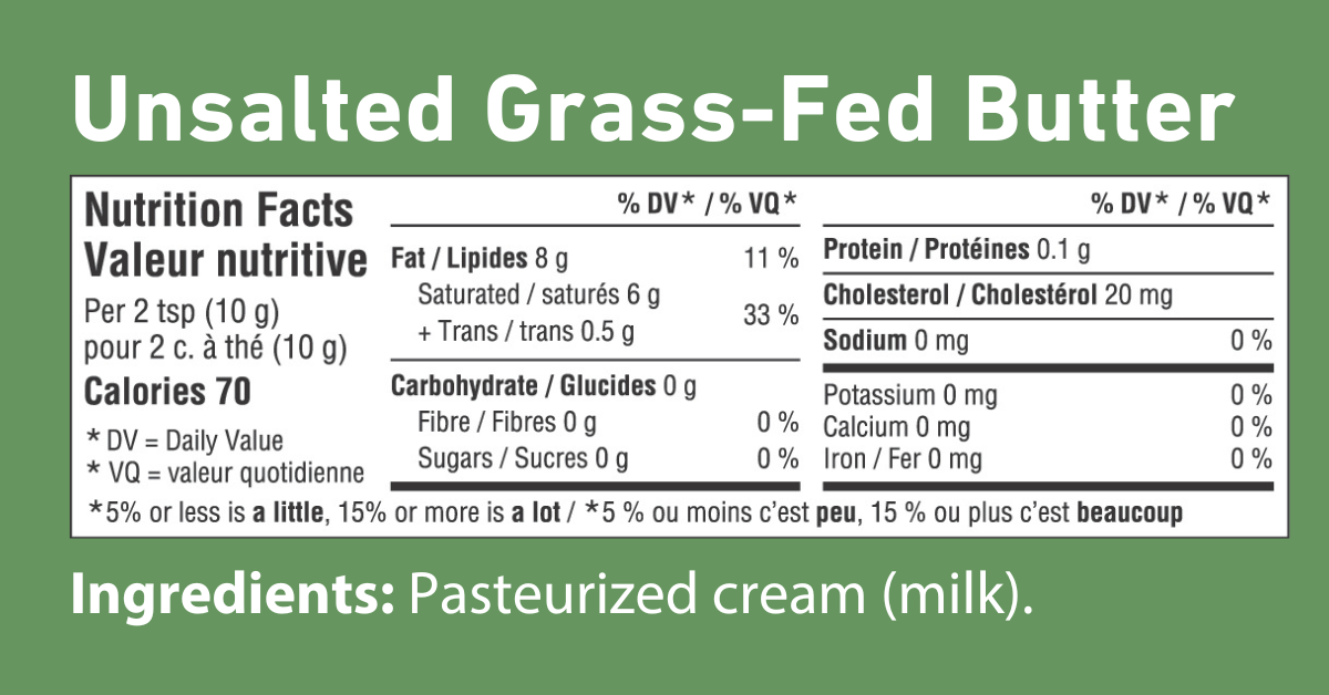 Savor Unsalted Grass-Fed Butter