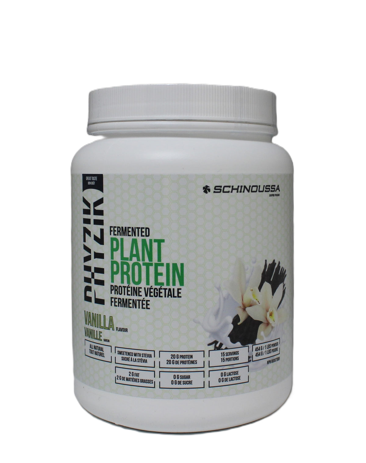 Schinoussa Fermented Plant Vanilla Protein