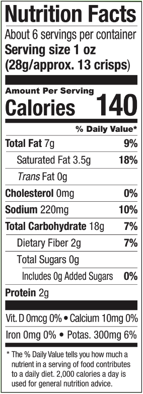 The Good Crisp Company Sour Cream & Onion Potato Crisps