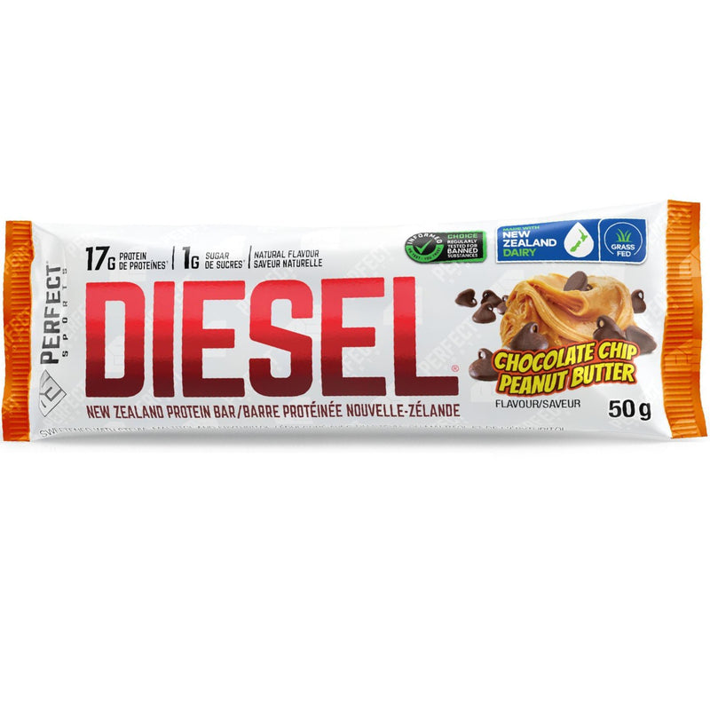 Diesel Chocolate Chip Peanut Butter Whey Protein Bar