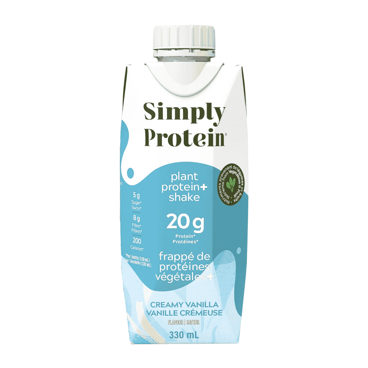 Simply Protein Creamy Vanilla Plant-Based Ready-to-Drink Protein Shake