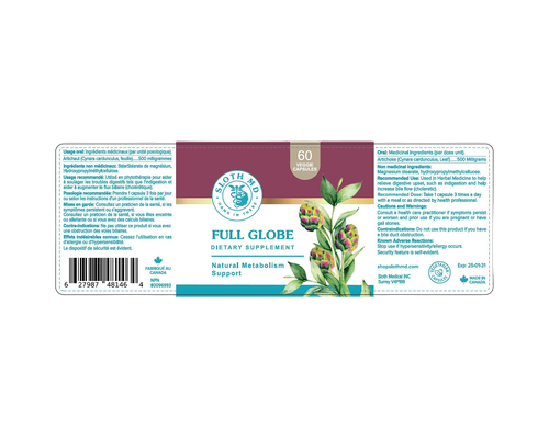 Sloth MD Full Globe Artichoke Travel Size