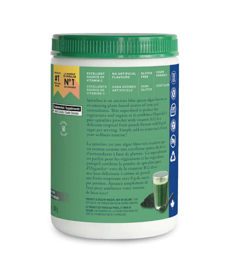 Tropical Fruit Punch Spirulina + B12