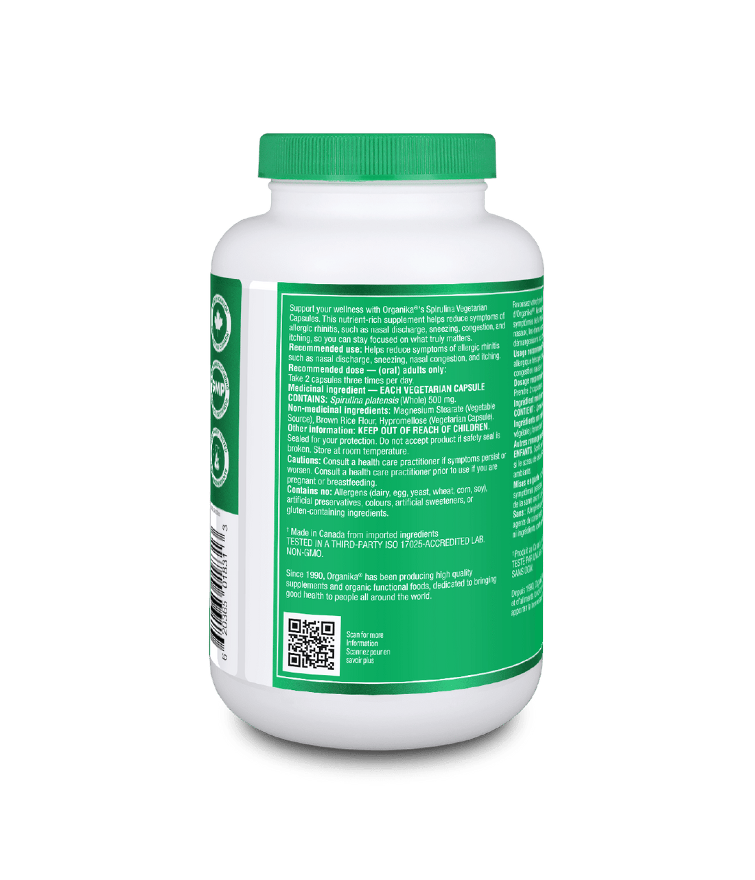 Organika Spirulina - 1000Mg
