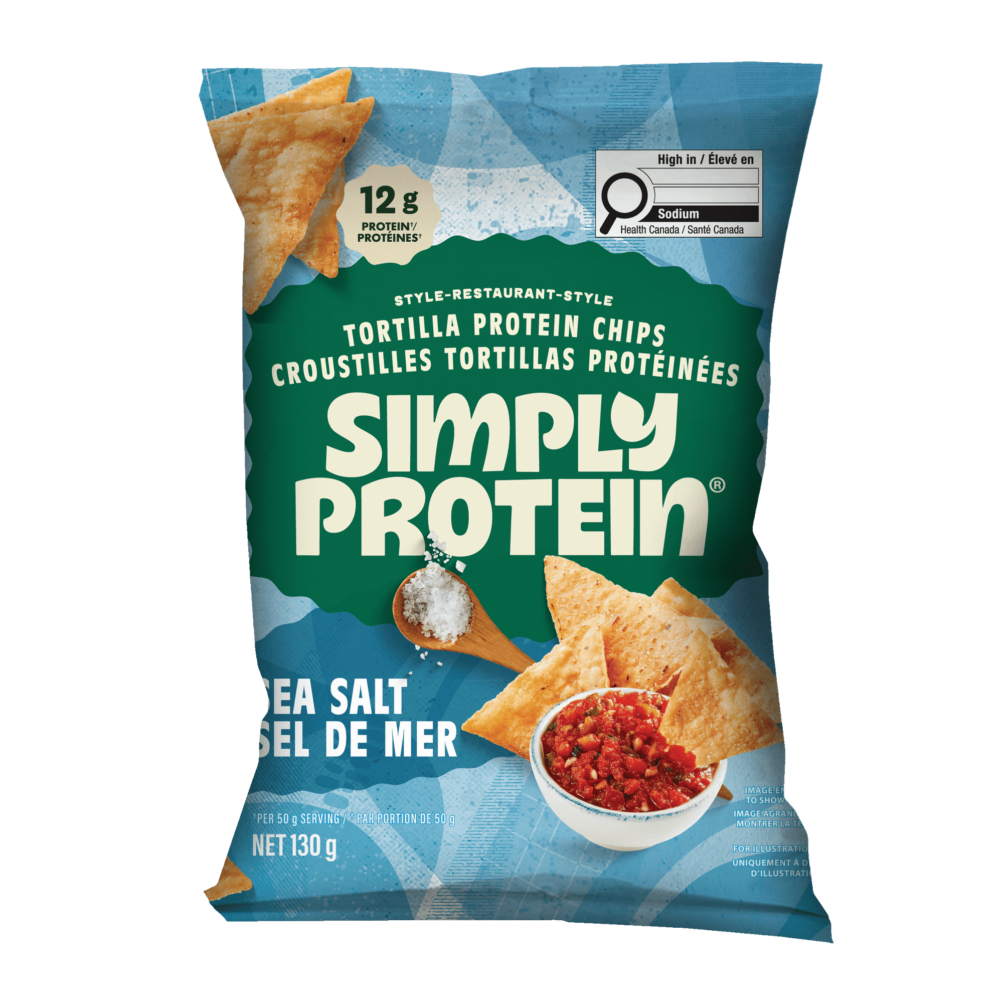 Simply Protein Gluten-Free Plant-Based Sea Salt Tortilla Protein Chips