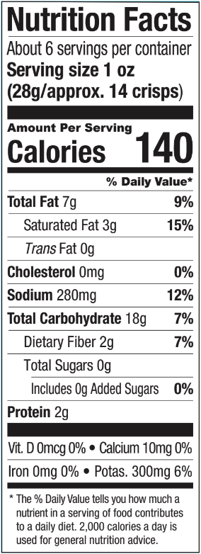 The Good Crisp Company Sea Salt & Vinegar Potato Crisps