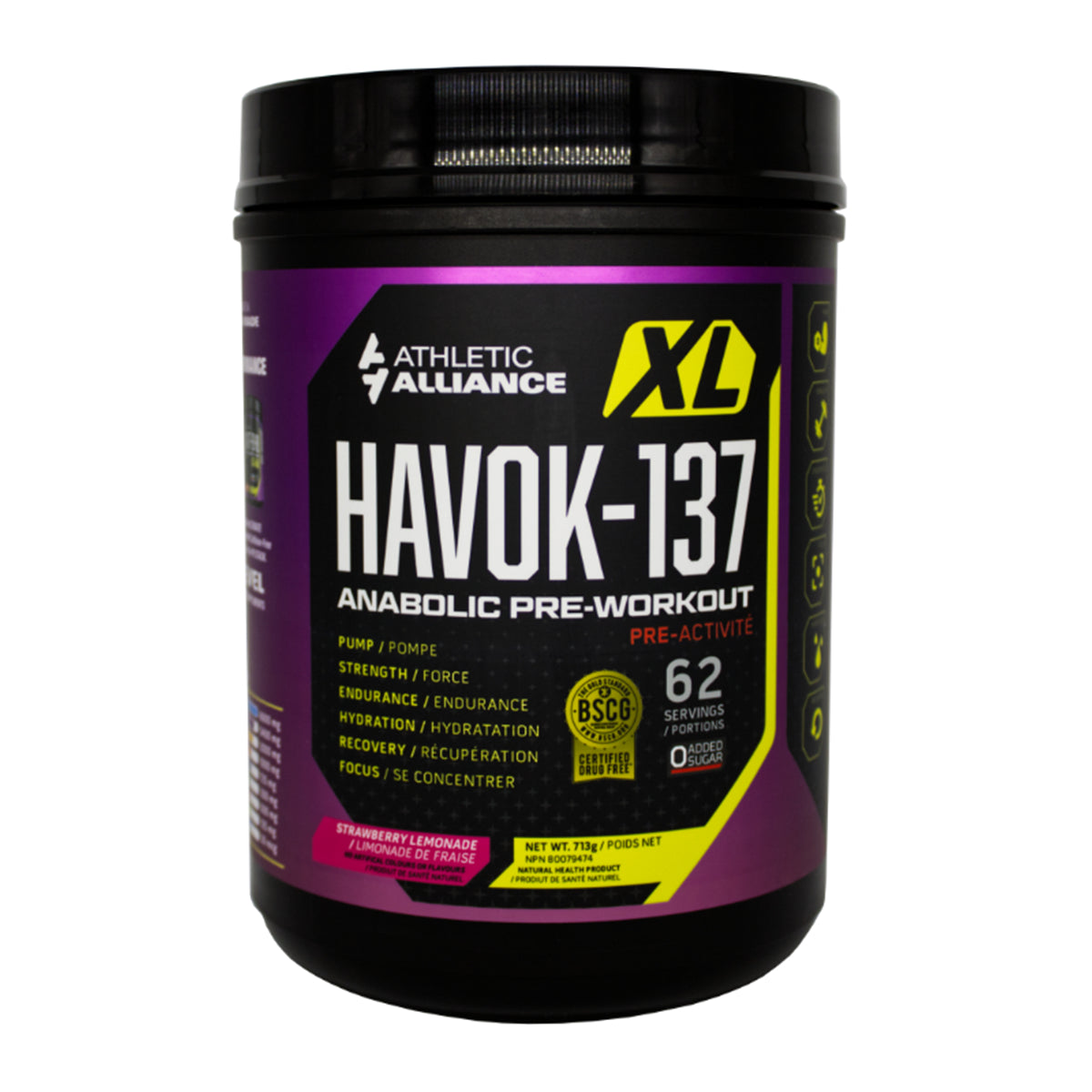 Strawberry Lemonade Havok-137 Pre-Workout