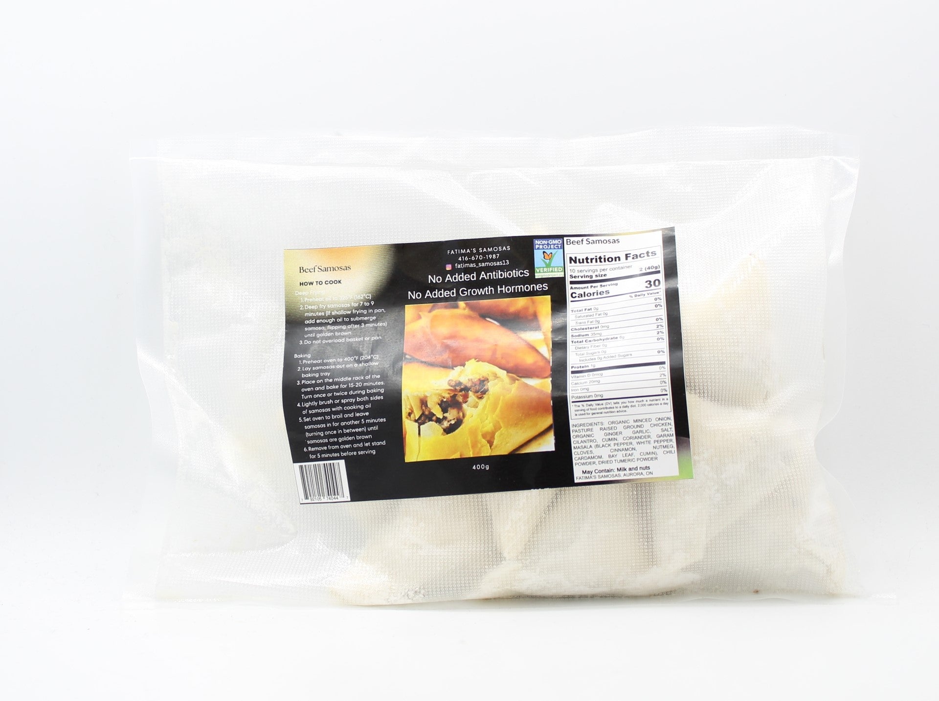Fatima's Samosa Beef Samosas