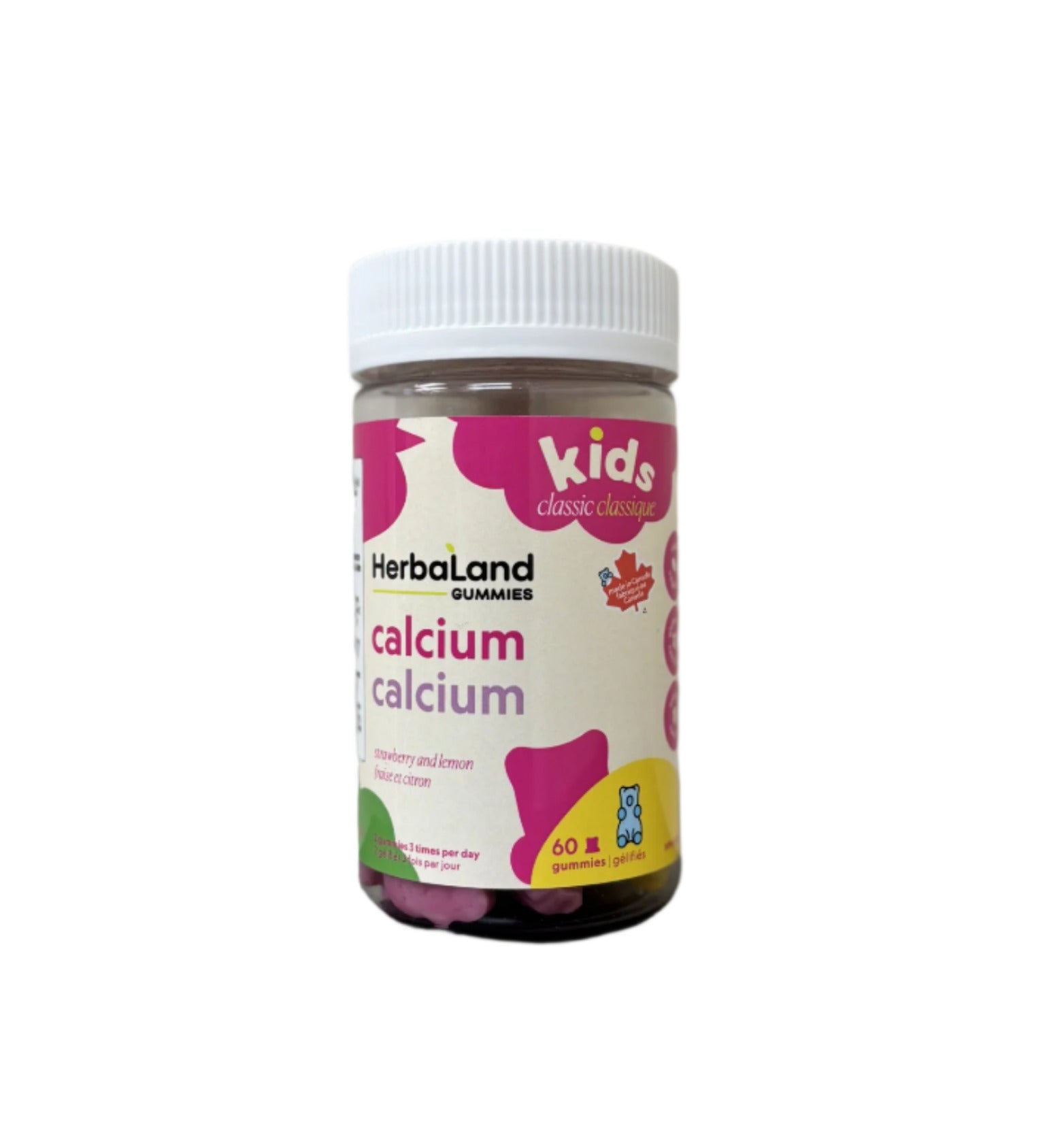 Kids Classic Strawberry & Lemon Calcium