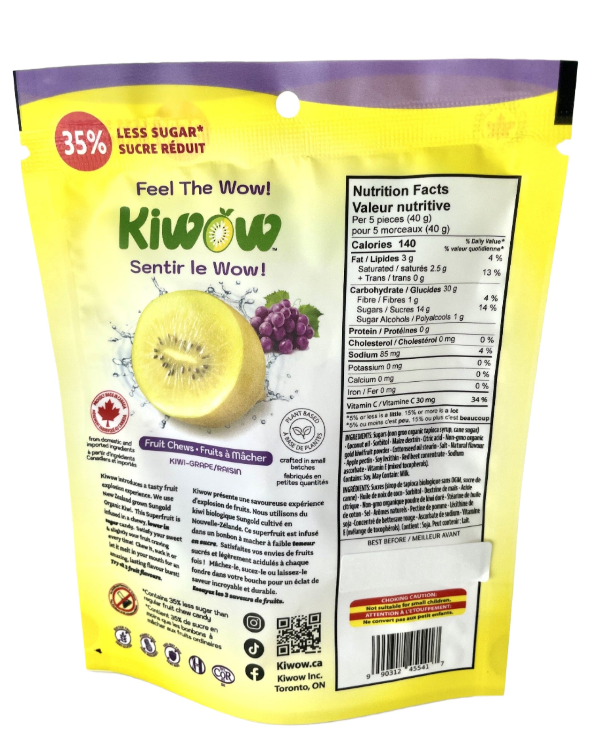 Kiwi Grape Nutritional Kiwi Chews