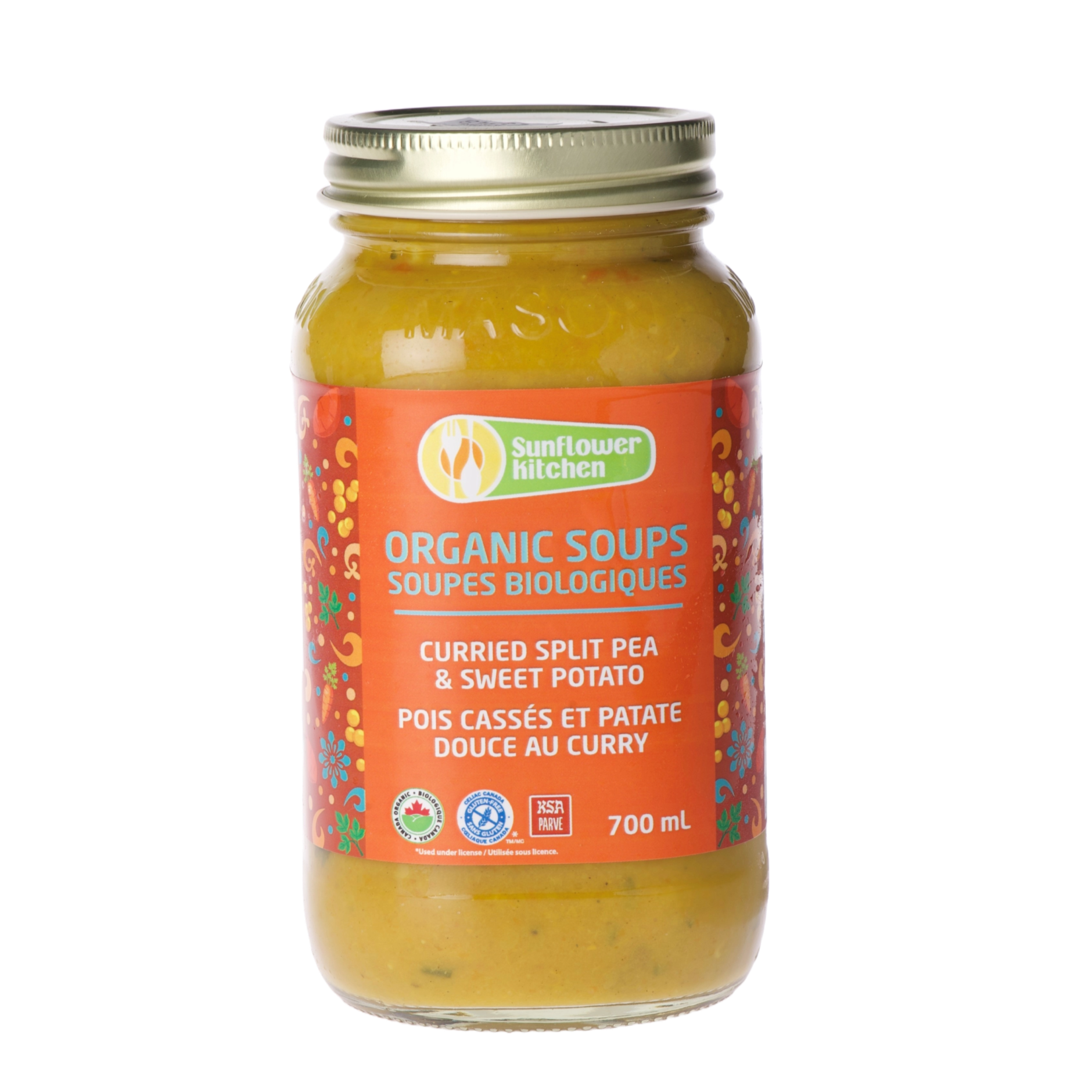 Organic Curried Split Pea & Sweet Potato Soup