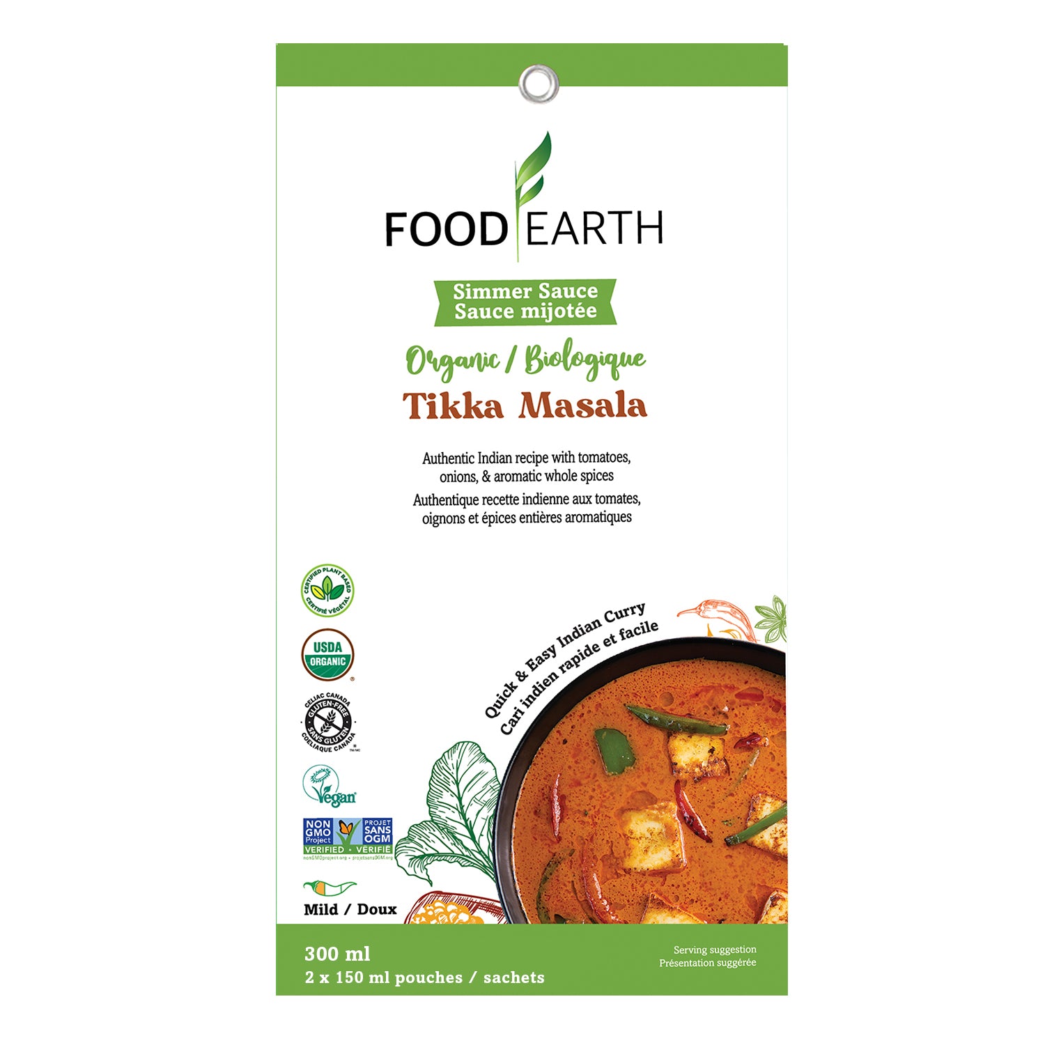 Organic Tikka Masala Simmer Sauce